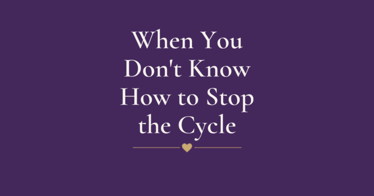 The Cycle Breaks With You: A Faith-Based Guide to Becoming a Generational Cycle Breaker
