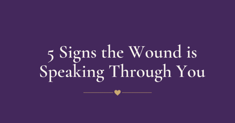5 Signs You’re Parenting From Your Wound, Not Your Wisdom