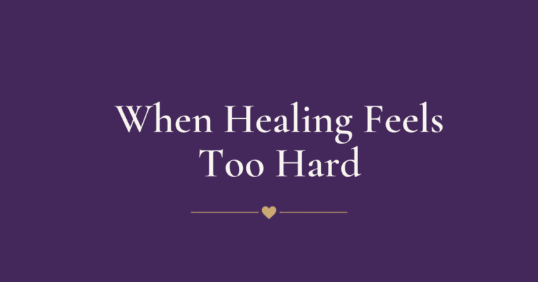 When Healing Feels Too Hard: A Faith-Based Guide for the Mothers Who Are Tired of Trying